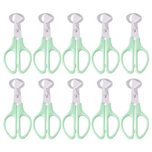 10pcs Stainless Steel Quail Egg Cutter Scissors for Fast Clean Cut Kitchen Shell Opener Tool