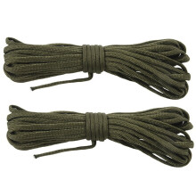Cuerda de paracaídas 2x7 para paracaídas, resistente, para acampada y supervivencia. Color: Verde. Longitud: 8 m.