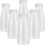 Troglfold juiceflaskor 6 st hushållsjuiceflaskor genomskinliga dricksflaskor återanvändbara tomflaskor (200 ml) 5