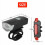 2 σετ επαναφορτιζόμενα φώτα ποδηλάτου USB LED με δυνατότητα επαναφόρτισης, 2