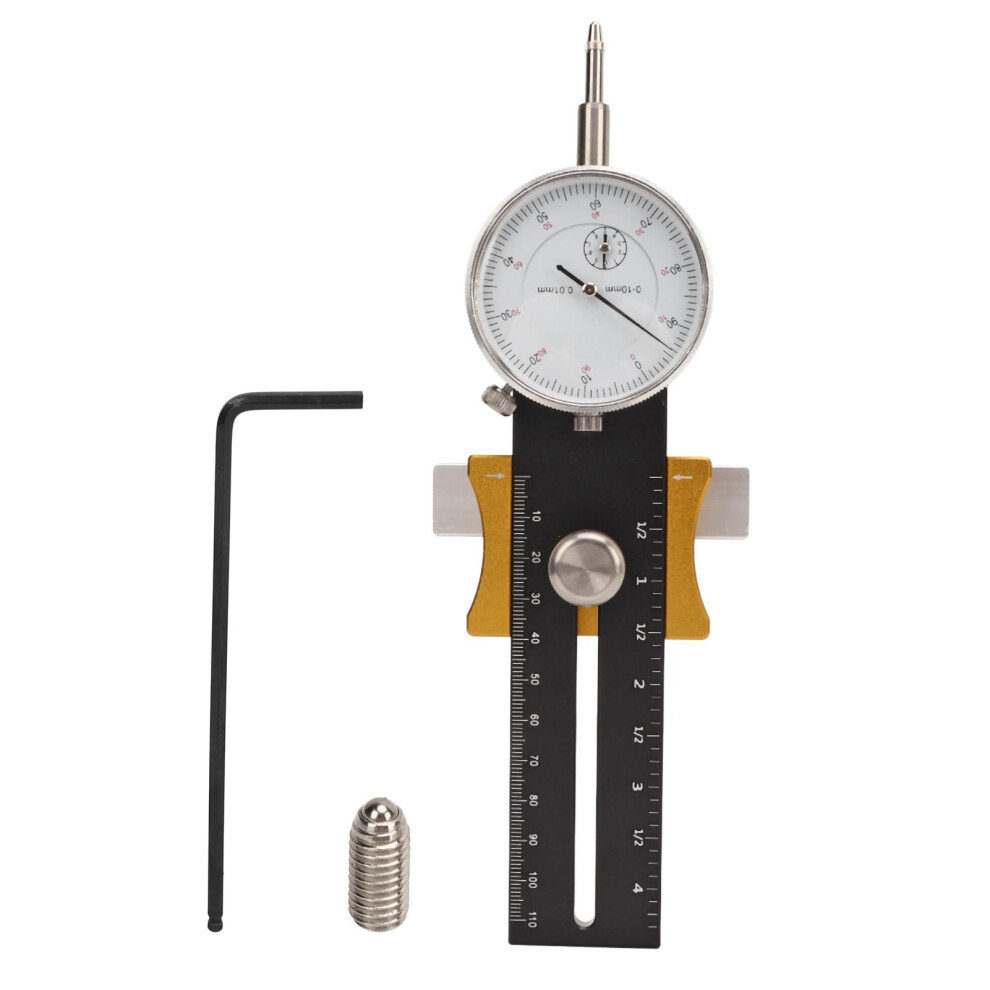 Precision Table Saw Dial Gauge For Accurate Woodworking Alignment, Adjustable 010Mm Indicator 9164114226860