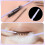 200 Pcs Disposable Micro Applicator Brushes for Eyelash Extensions, Precision Long Tip Microswabs, Light Purple 3