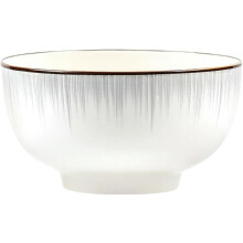 Japanese Ceramic Tableware Underglaze Bowls and Plates Set Microwave Dishwasher Safe 8in Soup 6in Noodle