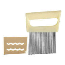 Stainless Steel Potato Cutter Wave Blade Vegetable Slicer for Carrot Onion Chips Kitchen Tool