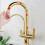 Touch Sensor Kitchen Faucet with 3 Function Pull Down Gold Mixer Tap for Hot Cold Filtered Water 5