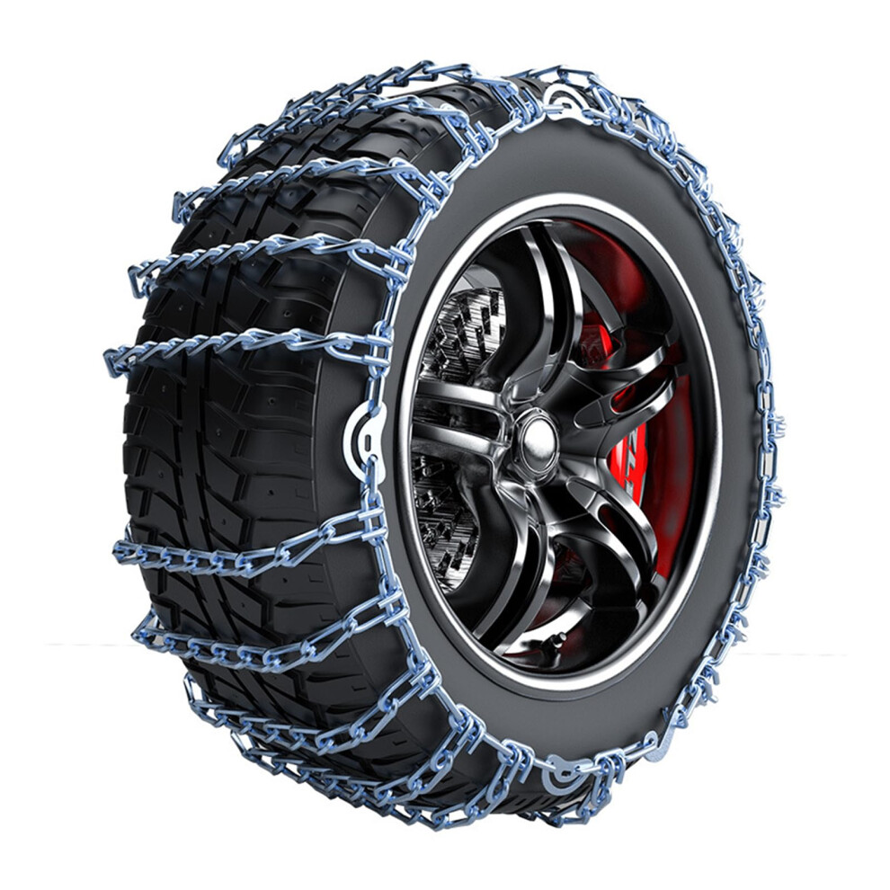 Snow Chains For Cars 155/65R13 Alloy Steel AntiâSkid Winter Traction Universal Fit For Sedans Suvs 9099447218803