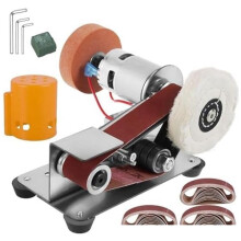 Belt Sander Knife Sharpener with Fixed Angle Grinding for DIY Tools and Home Use (D1)