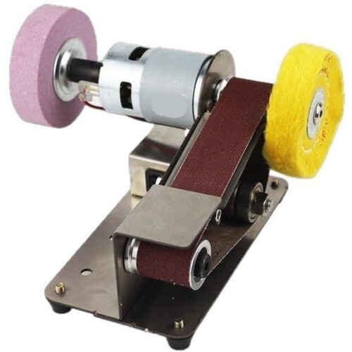 Belt Sander Knife Sharpener with Fixed Angle Grinding for DIY Tools and Home Use (D1) 1