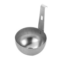 Stainless Steel Egg Poacher Cup NonStick with Handle for Breakfast Cooking 1PCS