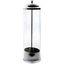 Home Straw Dispenser Stand Plastic Makeup Brush Holder Kitchen Spoons Bucket
