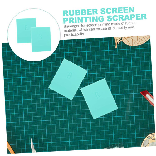 2pcs Screen Printing Squeegee Scraper Set with Easy Blade Replacement and Comfortable Grip 2