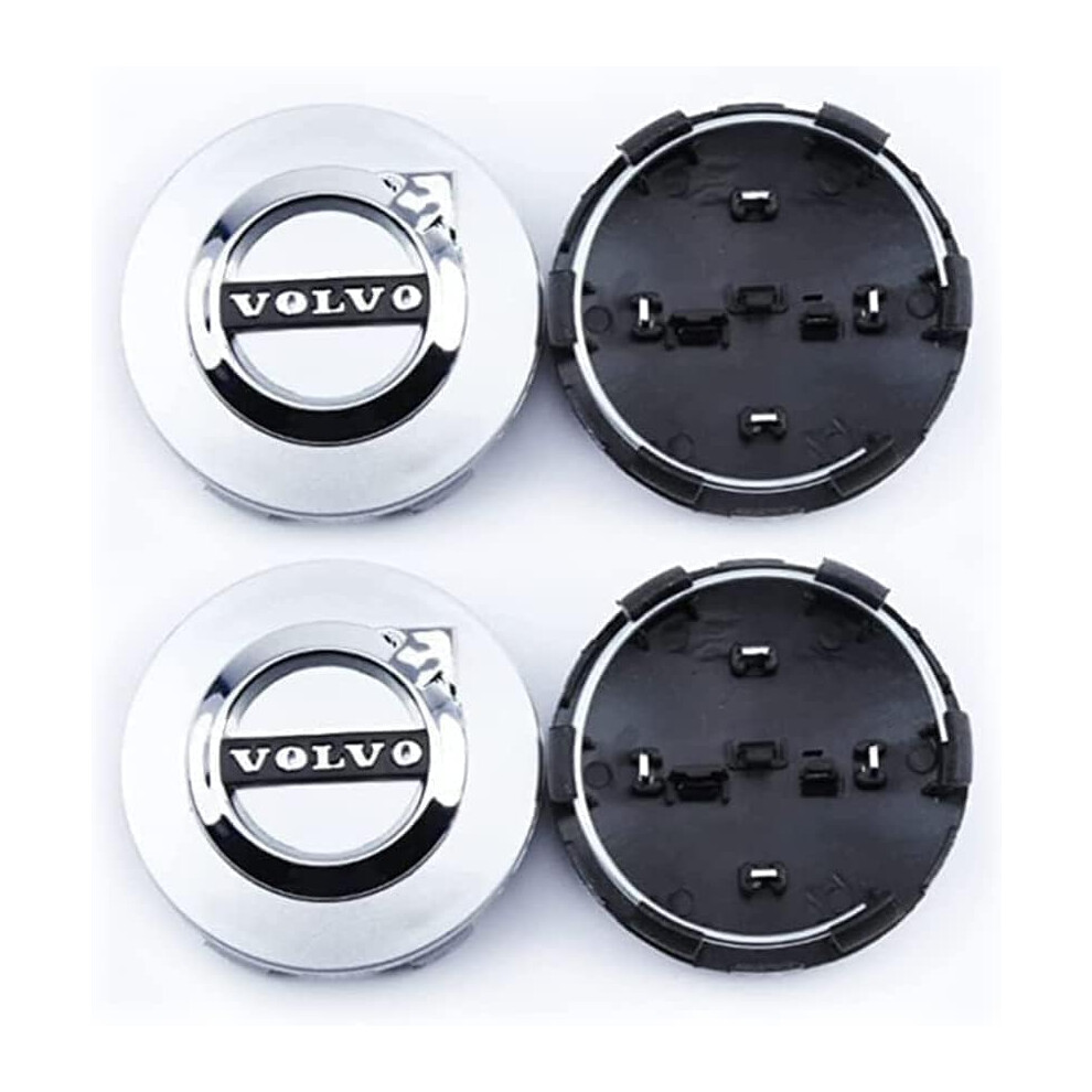 65Mm Wheel Center Caps Set Of 4, Easy Snap Fit, Water Resistant Hub Covers For Volvo S60 S80 S90 Xc40 Xc60 Xc70 9365369218314