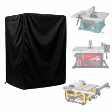 Heavy Duty Waterproof Table Saw Cover Dustproof Miter Saw Protector 420D Oxford Black 29x23x38