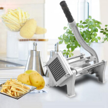 French Fry Cutter with 8/10/12mm Blades, Manual Potato Slicer Chopper for Fries and Vegetables