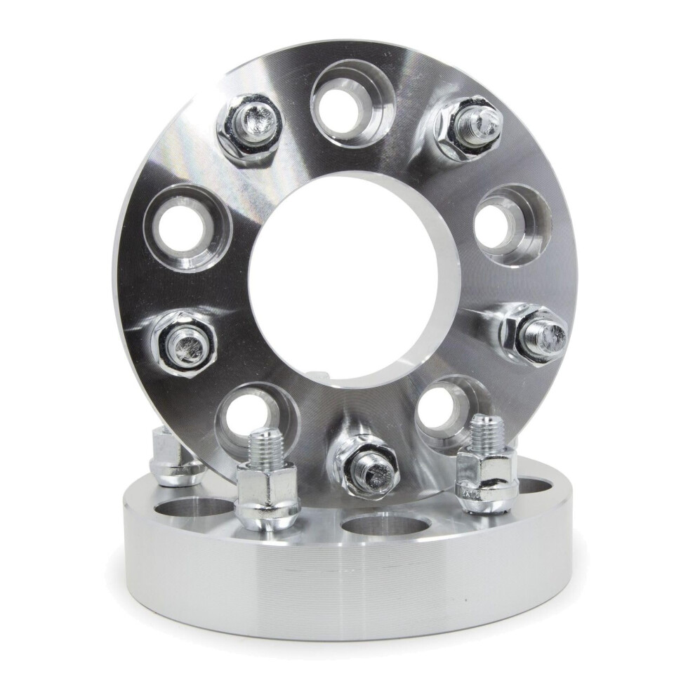 1.5 Inch Wheel Spacers 5X4.75 For Chevy Camaro Chevelle Nova, 6061 T6 Billet Aluminum Adapter Kit 9365369218550