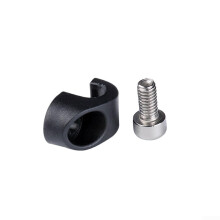 Bicycle Brake Cable Housing Clamp with ABS and Steel, Bike Brake Cable Guide Adapter