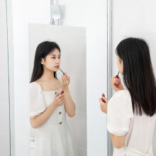 Wall Mirror Sticker with HD Reflection, Unbreakable Full Length Design, Self Adhesive and Cuttable, 30x60cm