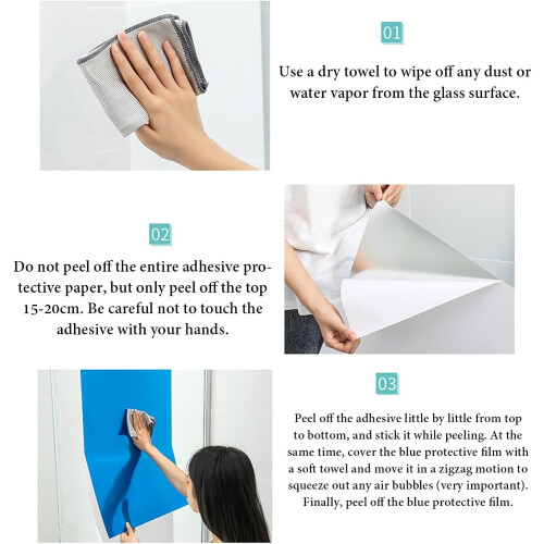 Wall Mirror Sticker with HD Reflection, Unbreakable Full Length Design, Self Adhesive and Cuttable, 30x60cm 2