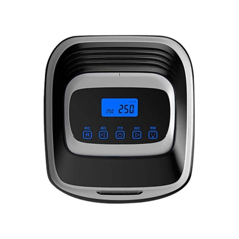 Portable Car Tire Inflator 12V Air Compressor Pump With Digital Preset Display And Automatic Pressure Stop 9365369219069