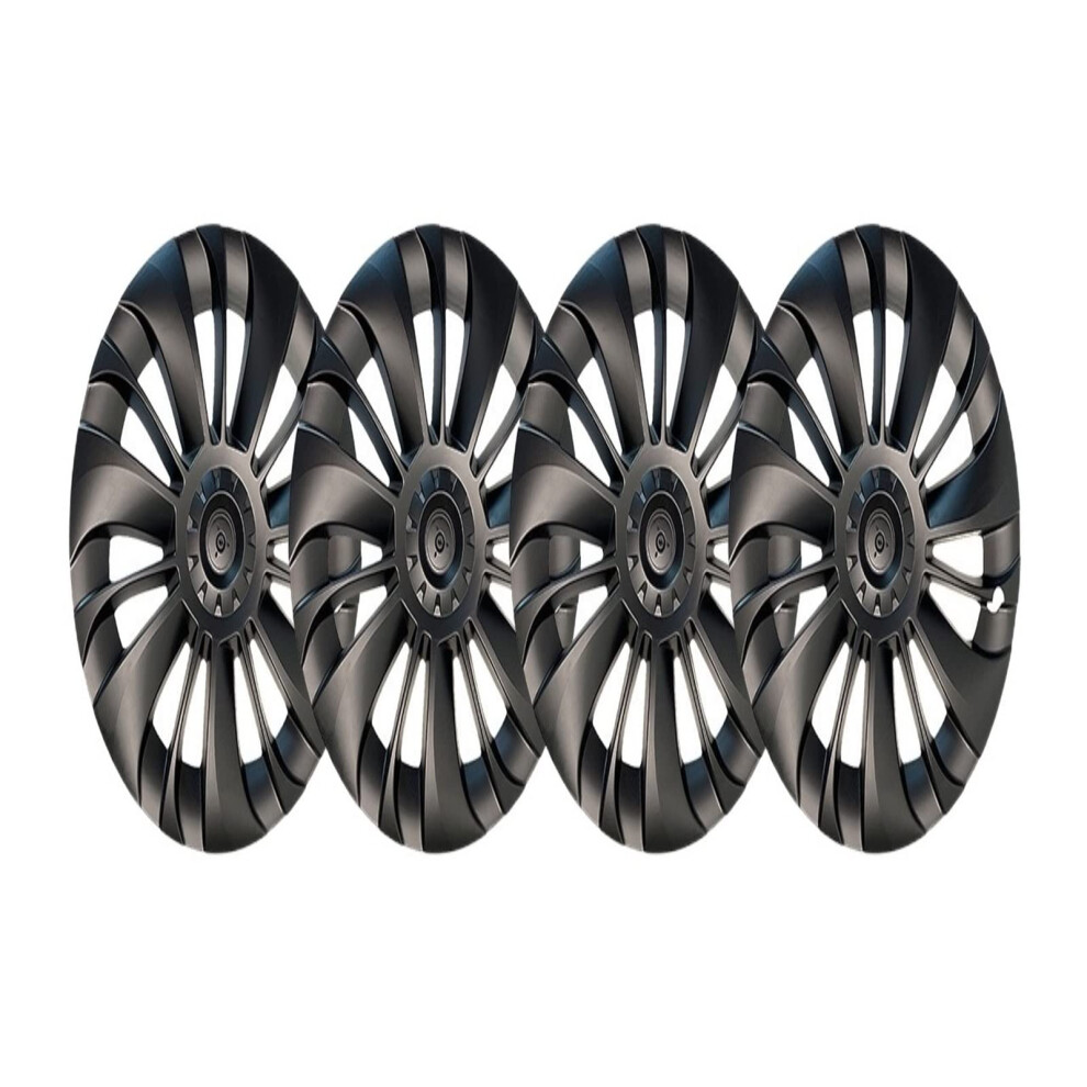 4Pcs 19 Inch Hub Caps Snapon Factorylook Wheel Covers Durable Impact Protection For Tesla Model Y 9365369219090