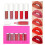 Σετ υγρών κραγιόν 5 τεμαχίων, ενυδατικό lip gloss μακράς διαρκείας με σύνθεση που δεν 1
