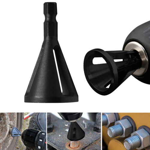 Deburring Tool for External Chamfering Screws, Quick Burr Removal Hexagon Design, Gold 1