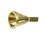 Deburring Tool for External Chamfering Screws, Quick Burr Removal Hexagon Design, Gold 1