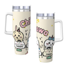 Chiikawa 40oz H2.0 Stainless Steel Vacuum Insulated Tumbler With Lid And Straw For Water, Iced Tea Or Coffee, Smoothie