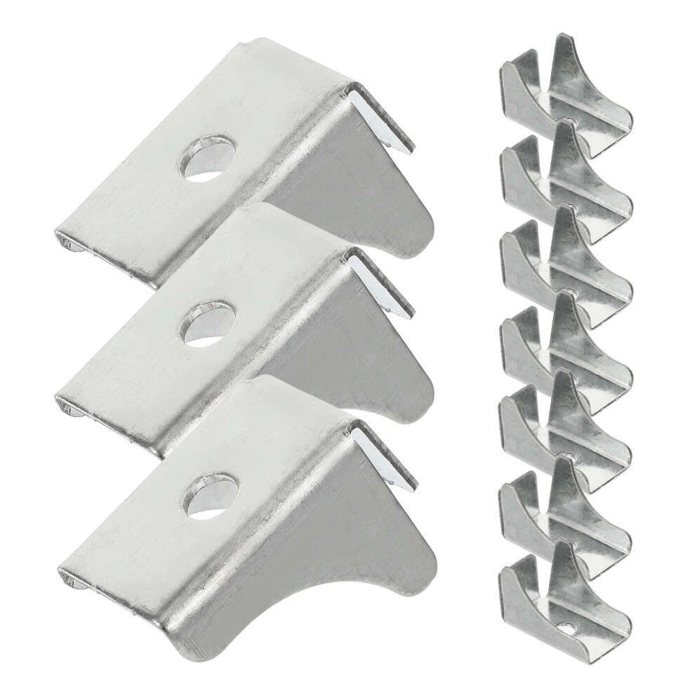 Phlegsive 10Pcs Cabinet Shelving Clips Cabinet Shelf Support Clips Heave Duty Shelf Clips 9138057696264