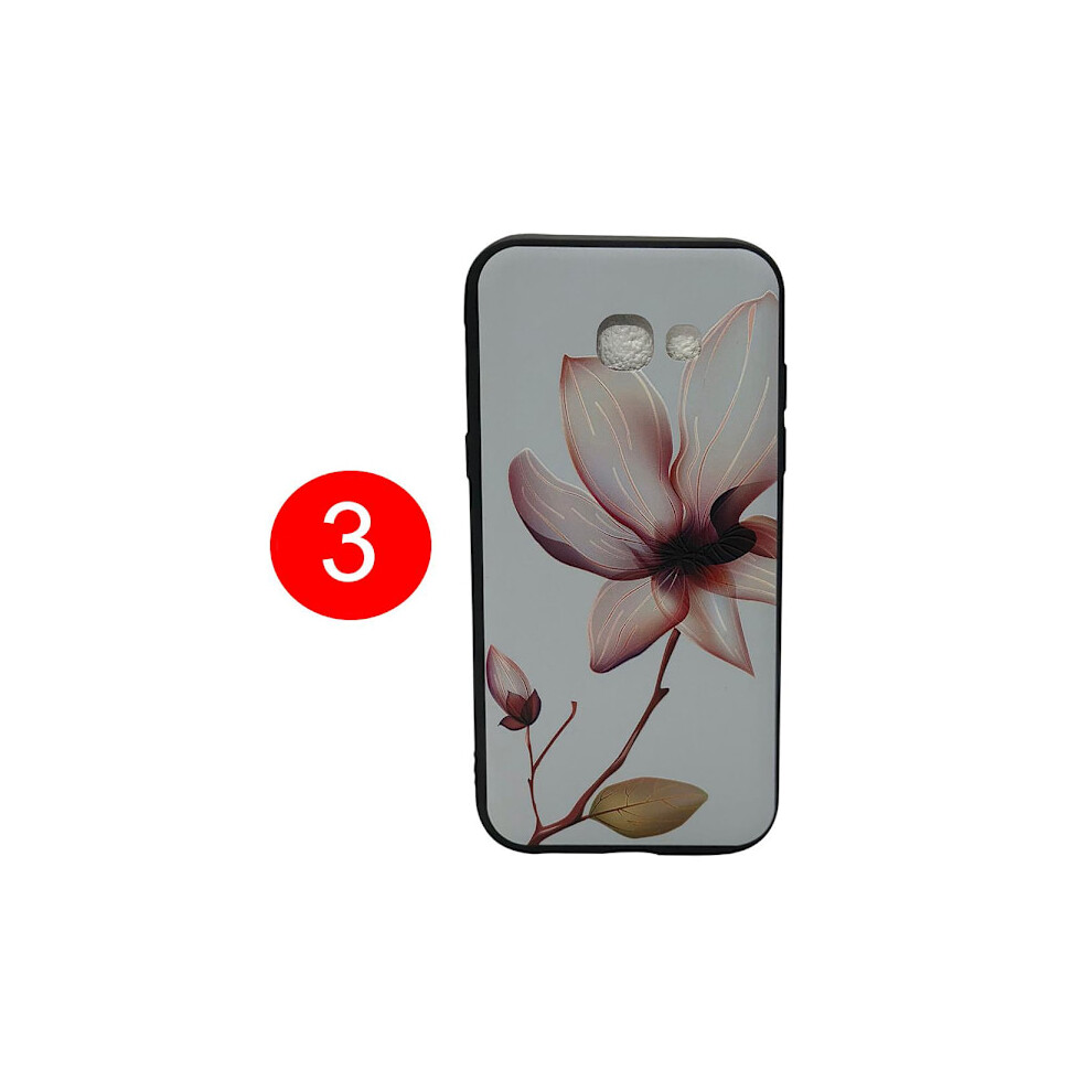 Leman Case With Flower Motif For Compatible With Samsung Galaxy A3 2017 3 9138057695748