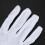 2 Pair Protective Anti-Slip White Cotton Work Driving Gloves 6