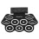 Σετ ηλεκτρονικών τυμπάνων Roll-Up Drum Pad με ενσωματωμένα στερεοφωνικά ηχεία, υποδοχή 2