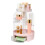 Living And Home Tabletop Rotating Cosmetic Storage Organiser, Pink 3