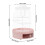 Living And Home Tabletop Rotating Cosmetic Storage Organiser, Pink 6