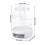 Living And Home Tabletop Rotating Cosmetic Storage Organiser, White 6