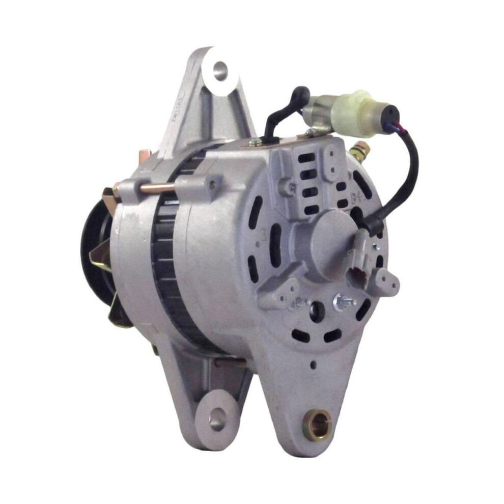 Excavator Alternator A004tu6386 Fits Zx200lc Zx200 Zaxis 200 Ex120, Heavy Duty Dual Pulley Efficiency 9365369222137