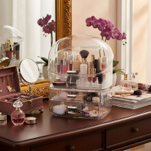 Clear Tabletop Cosmetic Storage Organiser