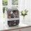 Living And Home Tabletop Cosmetic Storage Organiser, White 1