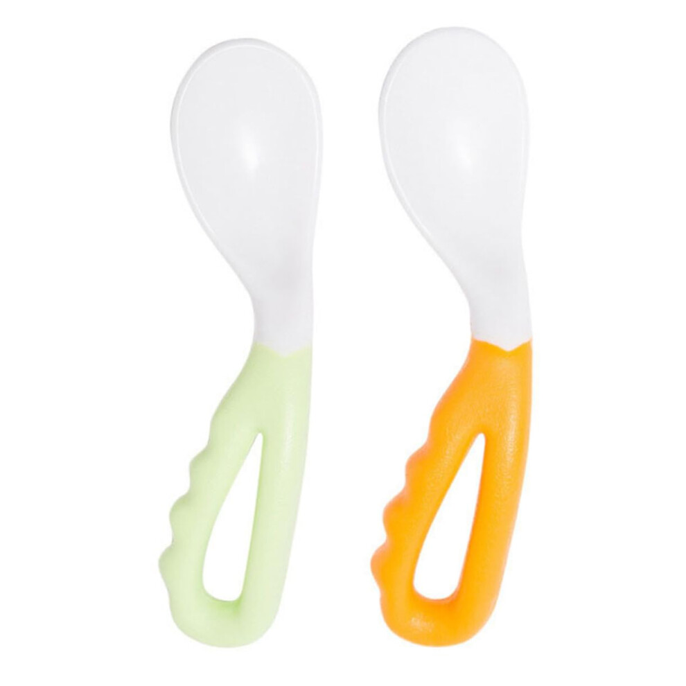 4pcs Bendable Baby Training Spoon Set Ergonomic Self Feeding Utensils for Toddlers