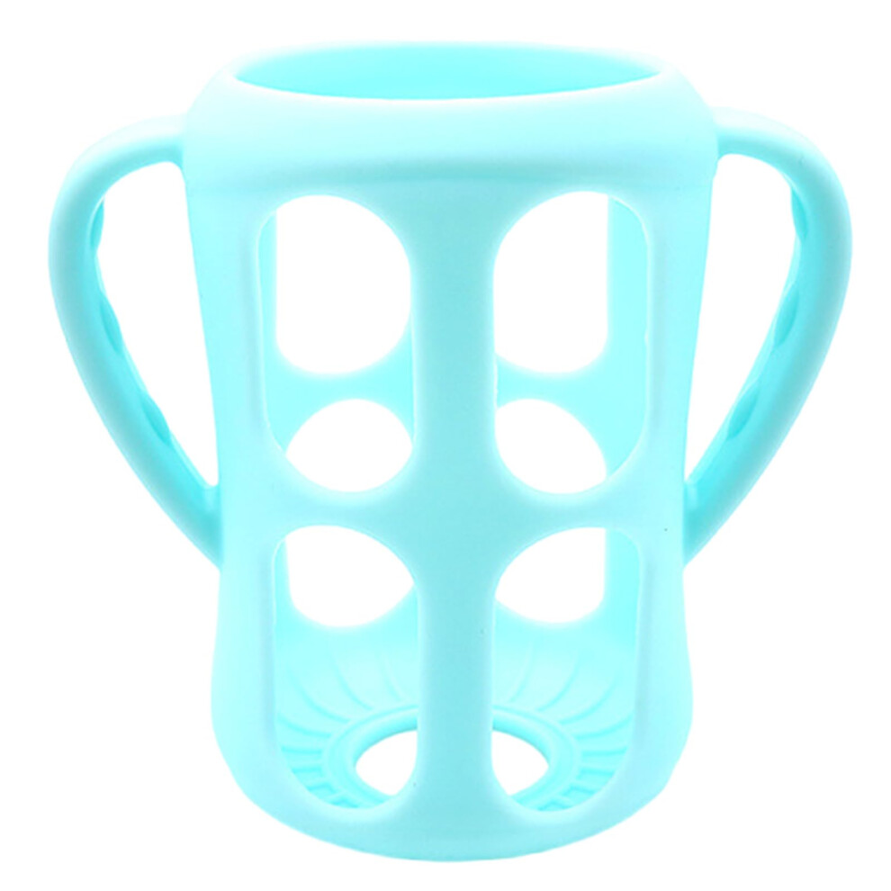 Baby Bottle Handle Sleeve with Secure Grip and ShockAbsorbing Base for 125/160/240ml Feeding Bottle