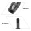 Bicycle front fork rear bladder style gas extension conversion nozzle Black 6