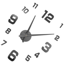 1 Set Wall Mount Clock Silent Wall Clock Acrylic Wall Clock Modern DIY Wall Clock without Battery