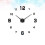 1 Set Wall Mount Clock Silent Wall Clock Acrylic Wall Clock Modern DIY Wall Clock without Battery 3