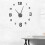 1 Set Wall Mount Clock Silent Wall Clock Acrylic Wall Clock Modern DIY Wall Clock without Battery 6