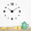 1 Set Wall Mount Clock Silent Wall Clock Acrylic Wall Clock Modern DIY Wall Clock without Battery 2