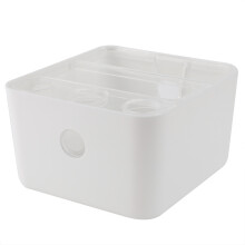 Portable Organizing Boxes, Versatile Storage Solution, Stackable Desk Accessories, Multi-purpose Storage Containers, Detachable Design For Easy