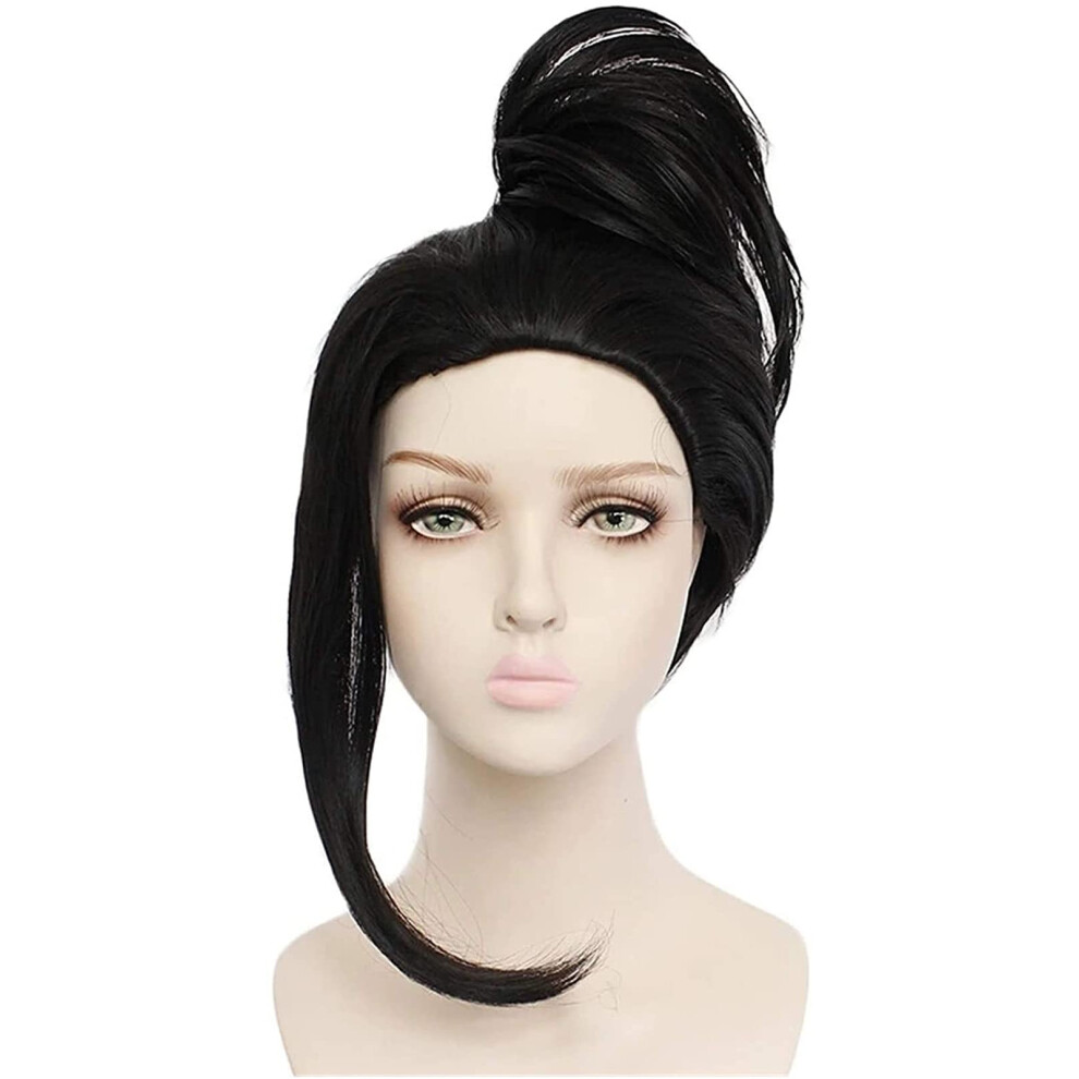 Unisex Cosplay Wig 14 Inches Pastel Wavy Synthetic Hair, Natural Look Fiber, Adjustable Fit Cap