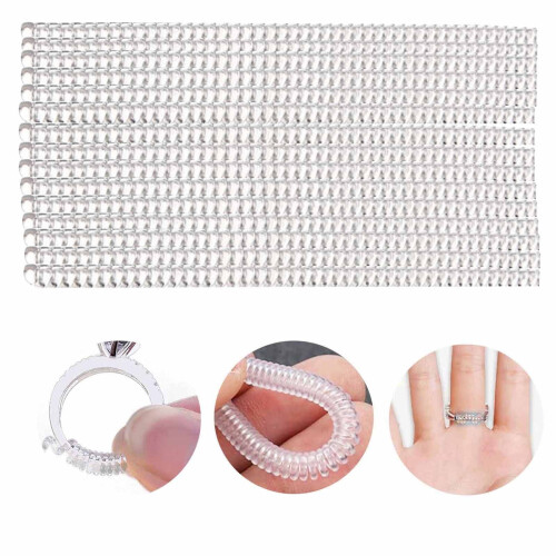 Kiplyki Wholesale Ring Size Adjuster Reducer Sizer Universal Ring Adjuster Transparent Spring Rope 2