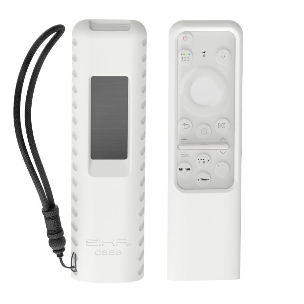Silicone Case For Compatible With Samsung Solarcell 2023 Tm2360e Bn59-01432A Tm2361e Bn59-01439A Smart Tv Remote Anit-Lost With Lanyard 9138057709049