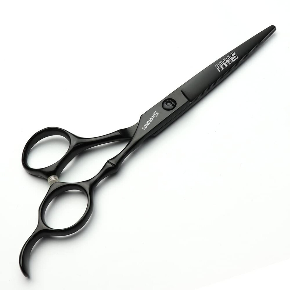 Silver 6 Inch Professional Hair Cutting Scissors 440C Stainless Steel Barber Shears With Razor Sharp Edge And Ergonomic Grip